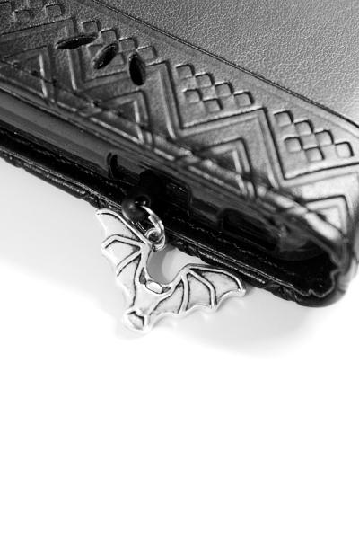 Handy-Staubschutz-Stecker mit Fledermaus Anhänger